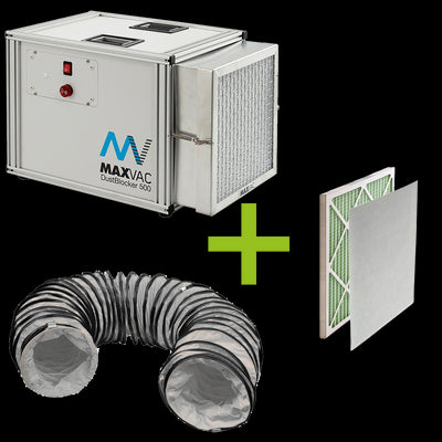 Dustblocker DB500 Air Scrubber up to 165m3 Roomsize, 6 Month Starter Set