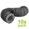 Airhose Hose Ducting Standard, 250mm (10") x 5mtr, 10 Pack