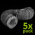 Airhose Hose Ducting Standard, 250mm (10") x 5mtr, 5 Pack