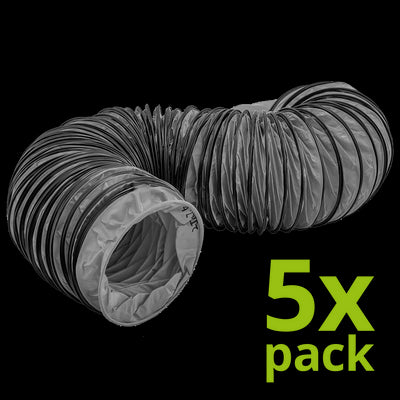 Airhose Hose Ducting Standard, 600mm (24") x 5mtr, 5 Pack