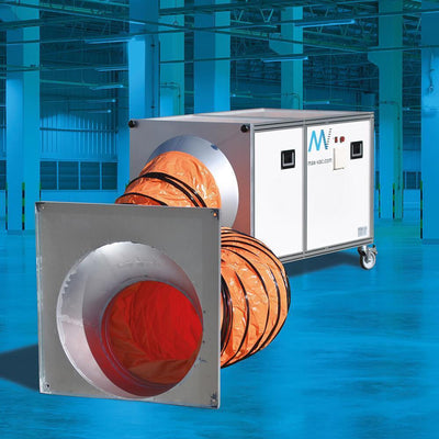 Powerful Industrial Airborne Dust Extractor used in construction, woodwork shops, DIY and renovations - Dustblocker 4000 Air Filtration Cleaner with 4000m3/h Air Filtration - Dust Arrest