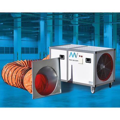 Powerful Industrial Airborne Dust Extractor used in construction, woodwork shops, DIY and renovations - Dustblocker 4000 Air Filtration Cleaner with 4000m3/h Air Filtration - Dust Arrest