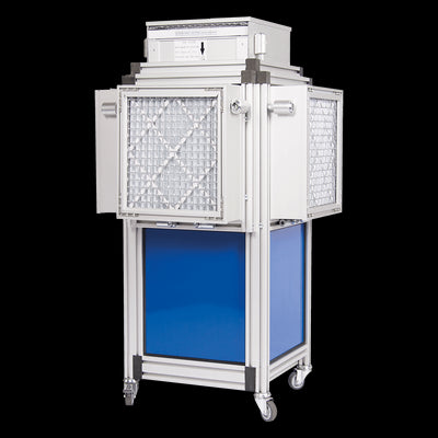 Powerful Industrial Airborne Dust Extractor used in construction, woodwork shops, DIY and renovations - MAXVAC Dustblocker Pro 25 Air Scrubber Cleaner with 2'700m3/h Air Filtration - Dust Arrest